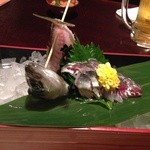 第八飯場丸 - アジのお造り