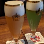 Ginza Raion Reo - ピーチ味とマスカット味のビール