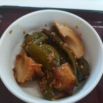 四日市ヒモノ食堂 - 万願寺唐辛子とちくわ