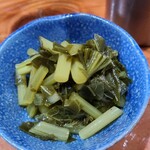 鮨匠 のむら - 薬味の葉山葵(静岡県有東木産)だけ遅れて出てきます
      お鮨の合間にちょこちょこ頂きます