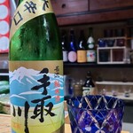 鮨匠 のむら - お酒⑨手取川　純米酒　名流　大辛口(静岡)
      米品種:兵庫県産山田錦&石川県産五百万石、精米歩合50%