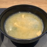 Matsuya - 名脇役の味噌汁
