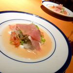 斉藤ファーム - ディナータイムのセットのサラダ