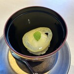 Kaedegawa - 甘味のレモンシャーベットです。（2023年８月）