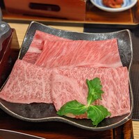 すき焼き 牛しゃぶ 松重 - 