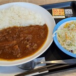 Matsuya - 欧風ダブルビーフカレー（ライス大盛・２辛）