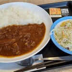 松屋 - 料理写真:欧風ダブルビーフカレー（ライス大盛・２辛）