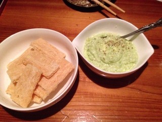 Sugiyagyouza - アボカド豆腐とクリームチーズのディップ