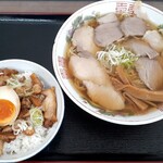 Ramen Tsubasa - ツバサスペシャル(1,000円也) 内容はチャーシュー麺とチャーシュー丼♪