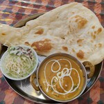 インド&ネパール料理 ナマステ - カレーナンセット　¥869