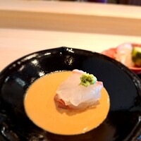 赤坂 渡なべ - ⚫鯛刺し身　胡麻だれ