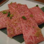 桔梗苑 - 黒毛和牛上ロース　塩