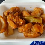 エプロン惣菜 - 鶏肉とねぎの炒め　280円