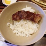 やきにく藤太 - 飛騨牛ロース、オンザライス！