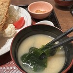 Ootoya - ★お味噌汁（具はわかめのみ）