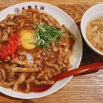 大阪王将 - 肉あんかけ炒飯