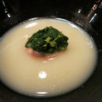 車力門 ちゃわんぶ - 25年9月　椀　青森鮟肝　白味噌炊き