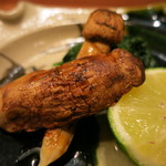 車力門 ちゃわんぶ - 25年9月　富良野焼き松茸　アップ