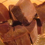 珈琲 紙 - チョコレートシャーベット、アップ！