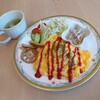 87cafe - オムライスランチ（1100円）2023年8月