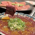 和牛焼肉 肉八 - 薄切りレバー