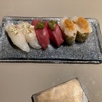 TOSA - 鯛、本マグロ、ホタテとカラスミ。