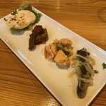 PIZZERIA LUNA E MARE - 前菜の盛り合わせ その1