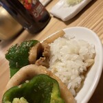 居酒屋ひでじろう - ピーまんとヤきにく ライス 