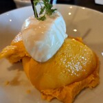 山のレストラン - かぼちゃのプリン。かぼちゃよりもかぼちゃらしい。