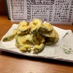 創菜酒家 旬香 - ゴーヤの天ぷら