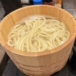 丸亀製麺 - 釜揚げうどん特盛り