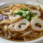 大井食堂 - うどん(ちくわ入り)450円