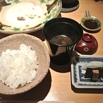 新月 - ご飯・汁物・香の物