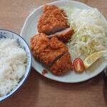 とけい台食堂 - ヒレかつ定食