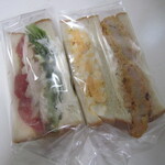 ブーランジェリー メゾン ユキ - 野菜・チキンとたまご・カツサンド