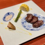 狗の郷 - 夕食/熊本特選ブランド牛味彩牛のステーキ(ヒレ)