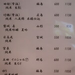 こころや - 2023年8月中旬のメニュー