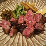 地酒や もっと - 鹿肉炭火焼き