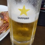 双葉食堂 - とりあえずビールで乾杯✨