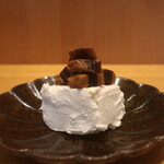 こころや - 仁井田本家の奈良漬けとクリームチーズ