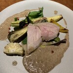 ワインキッチン コメット - 低温調理のローストポーク　白トリュフソース