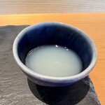 SUSHI TOKYO TEN、 - シジミの一番出汁