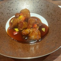 開化亭 - 黒酢の酢豚。柔らかくて今まで食べた中の酢豚の中でトップの1品