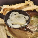 大地のうどん 博多駅ちかてん - 麺は半透明！とてもいい食感です