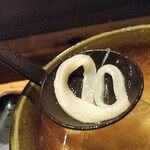 大地のうどん - きしめんのような麺を見つけました笑