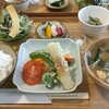 ももふく - 料理写真:ランチのメインは天ぷらでした。