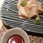 古今 - 信州産軍鶏のたたき