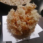 紗羅餐 - 名物、桜えびのかき揚げ