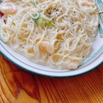 木になる木 - エビのクリームパスタ