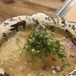 和牛料理 一石三鳥 - 鯖出汁冷麺　めちゃくちゃ美味い！